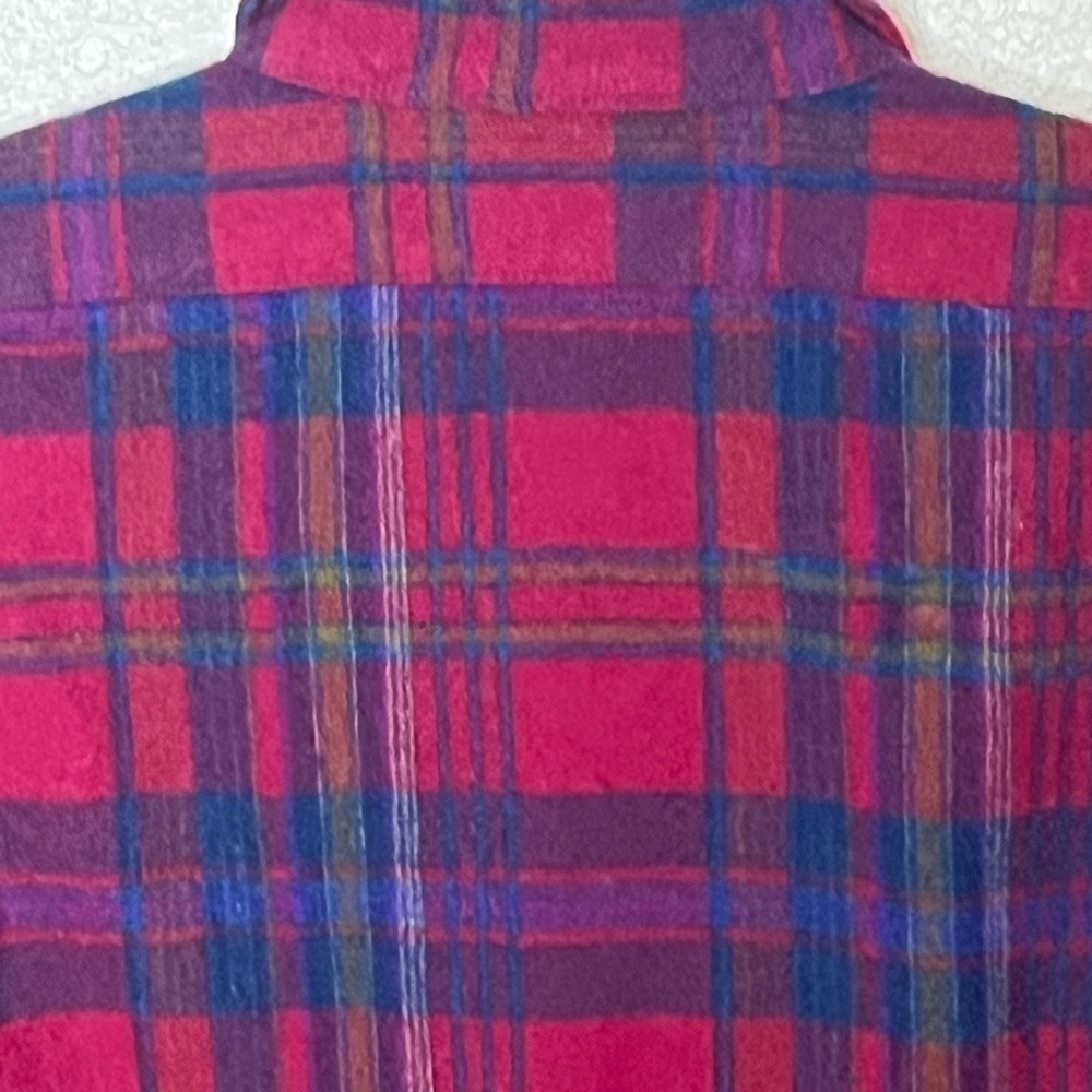 Pendleton Plaid Pure Virgin Wool Button Down Shir… - image 6